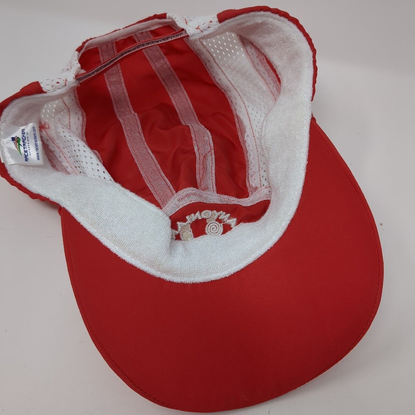 Canyonlands Half Marathon Strapback Hat Red One Size 10 Year Club Mesh