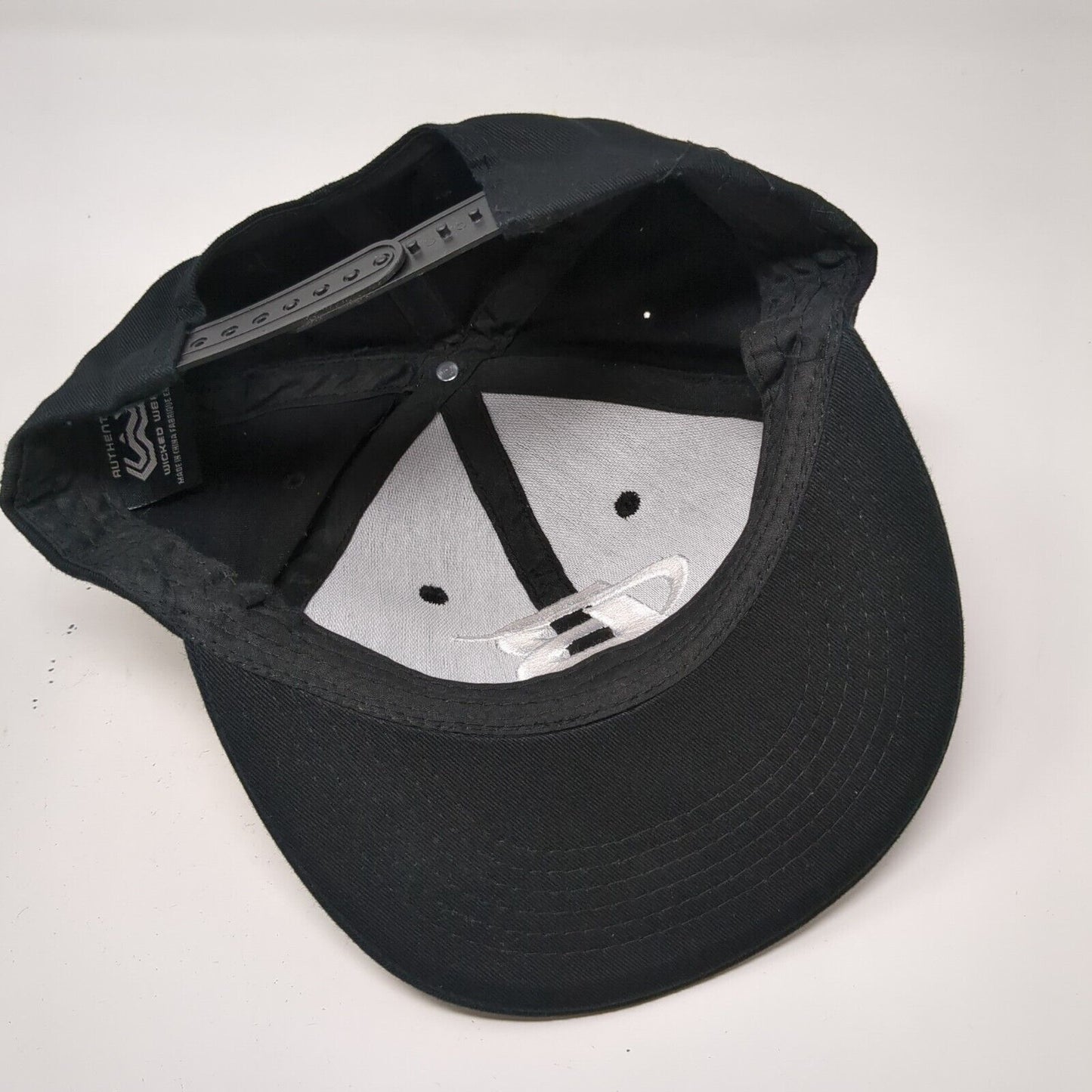Bodybuilding.com Snapback Hat Black OSFA Solid Adjustable Embroidered