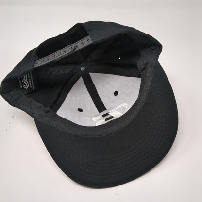 Bodybuilding.com Snapback Hat Black OSFA Solid Adjustable Embroidered