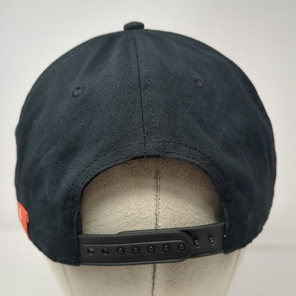 Can-Am Snapback Black One Size Rubber Patch Flat Brim BRP Off-Road ATV Hat