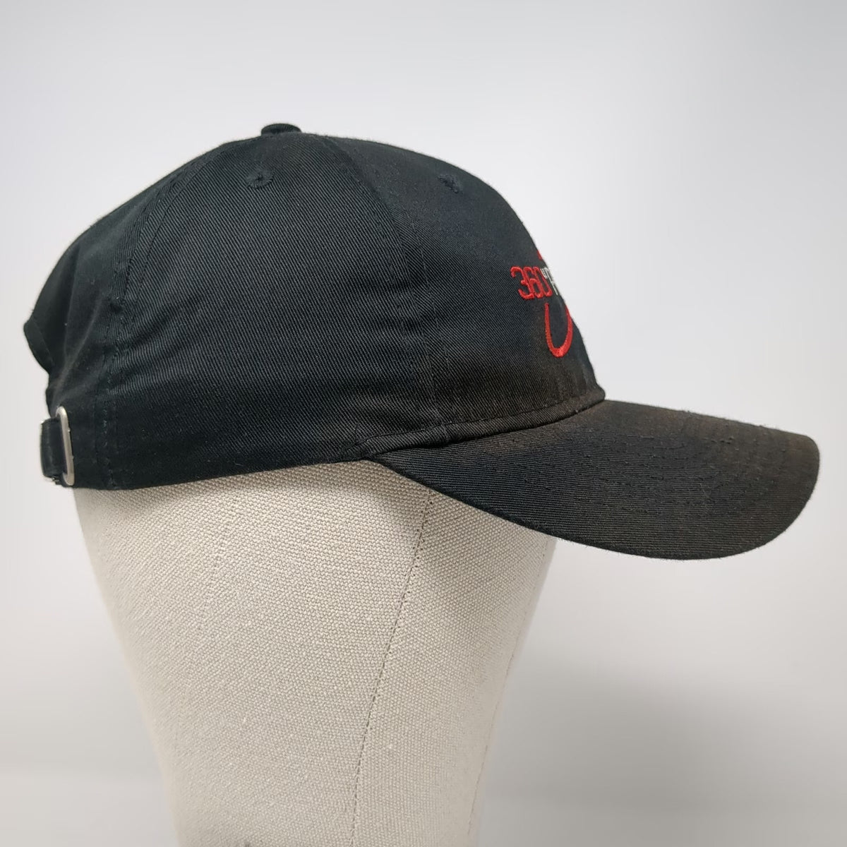 Port Authority Baseball Cap Black One Size 360 Painting Logo Hat Slideback