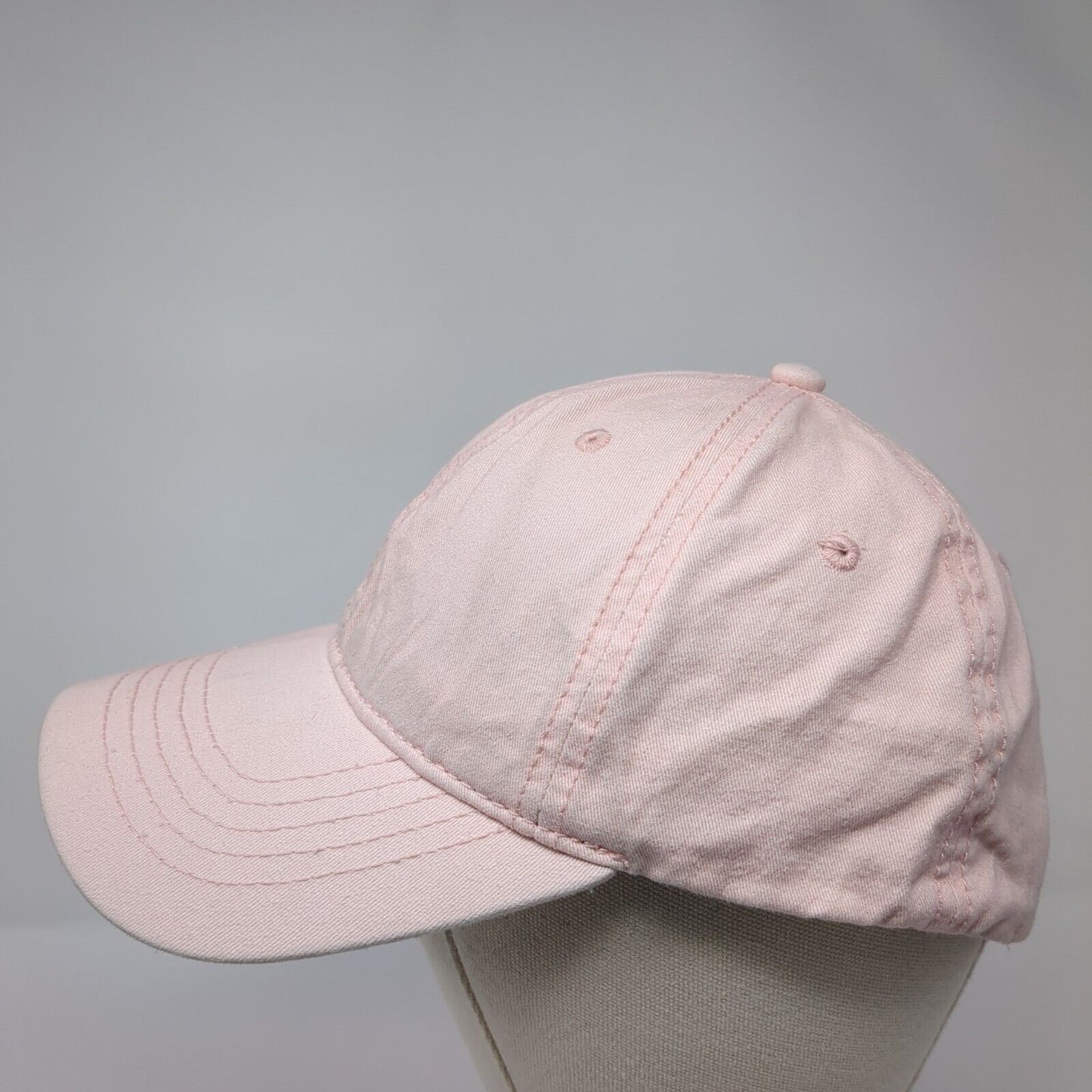 Unbranded Slideback Hat Pink Rose Blush One Size Adjustable Blank