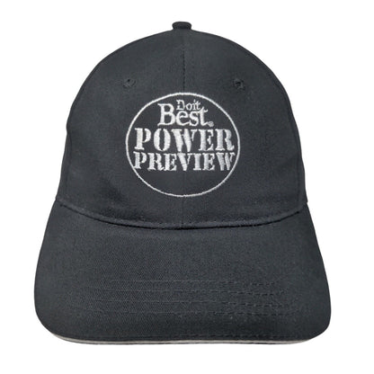 Do it Best Power Preview Strapback Hat Black One Size Embroidered Cap America