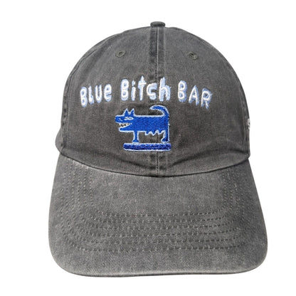 Blue Bitch Bar Sint Maarten Strapback Hat Gray One Size Fahrenheit