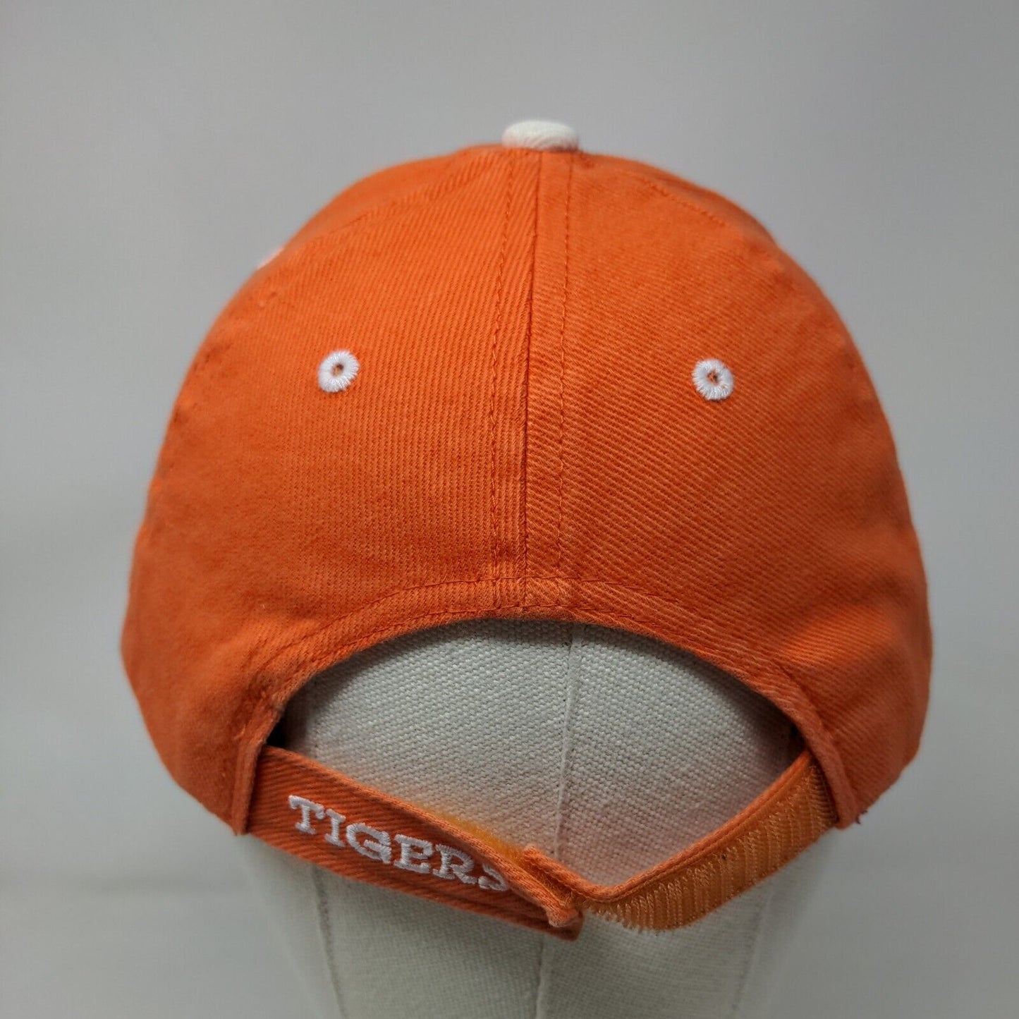 Clemson Tigers NCAA Strapback Hat Orange OSFM Embroidered Paw Logo