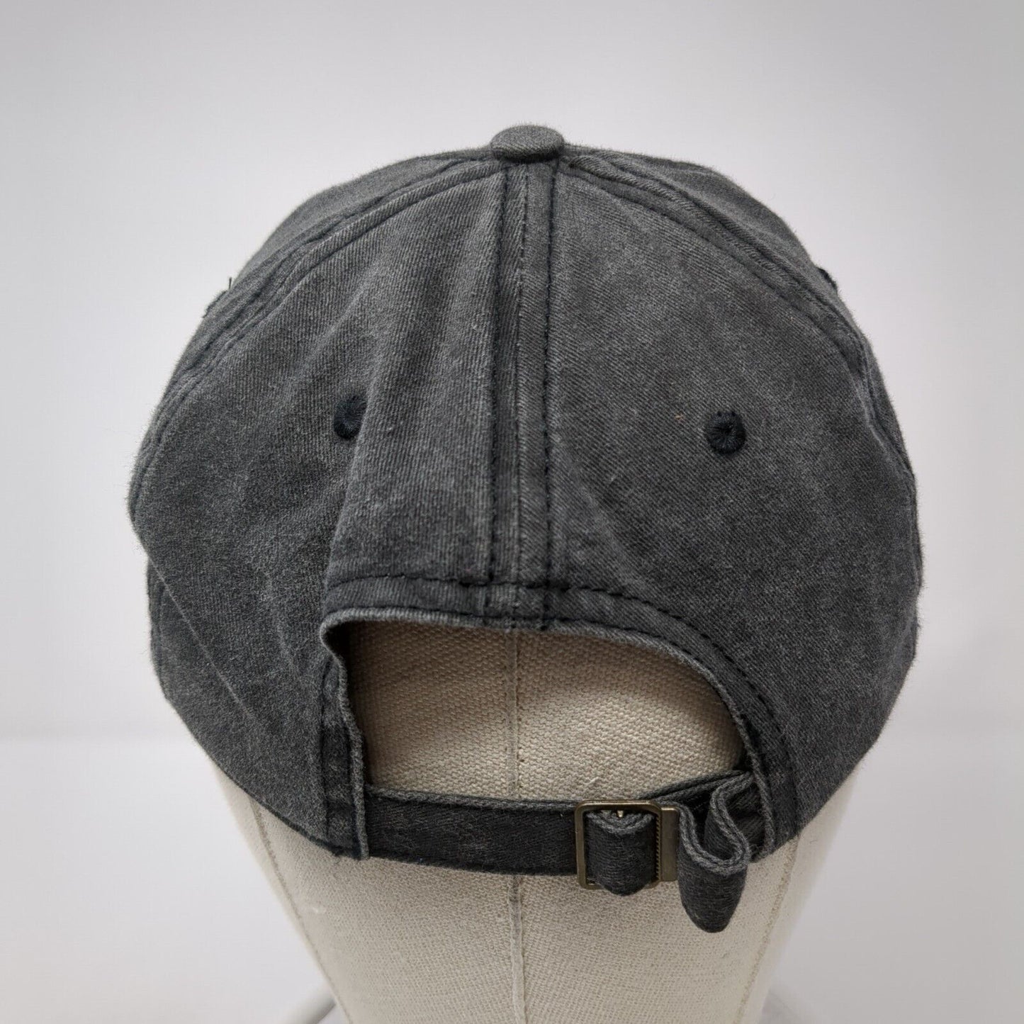 Futurist Sideback Hat Gray One Size Adjustable Embroidered 6 Panel Cotton