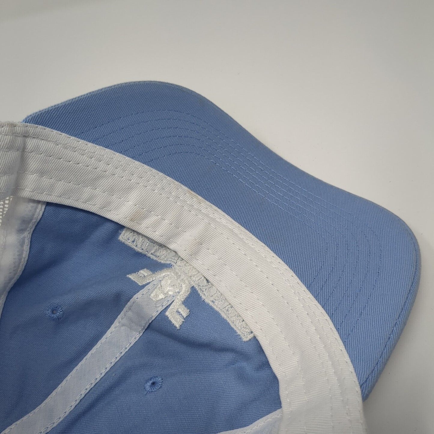 Wildy Family Farms Strapback Trucker Hat Blue OS Adjustable Mesh Outdoor Cap