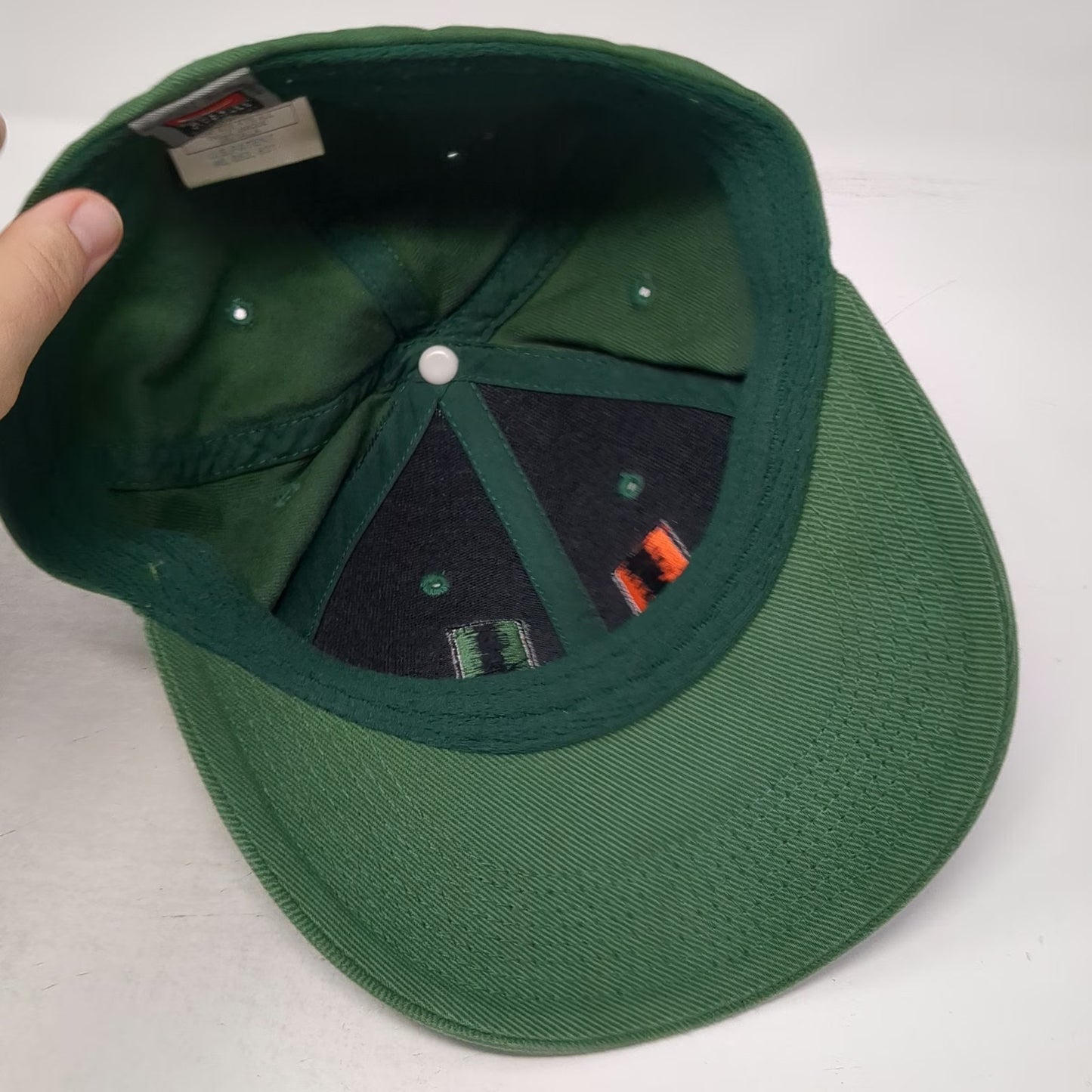 Miami Hurricanes NCAA Nike Baseball Cap Green One Size Swoosh Flex Stretch Hat
