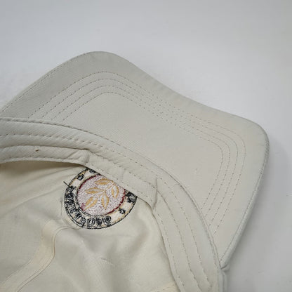 Ouray Ponkapoag Golf Course Hat Beige One Size Baseball Cap Strapback Polyester