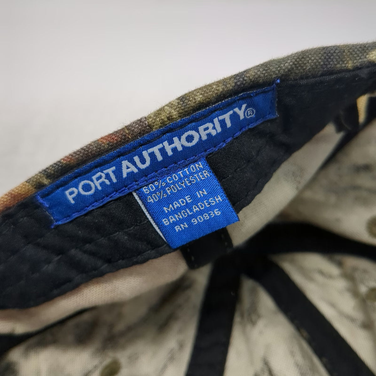 Port Authority Baseball Cap Green Camo One Size JUB Engineers Trap Shoot Hat