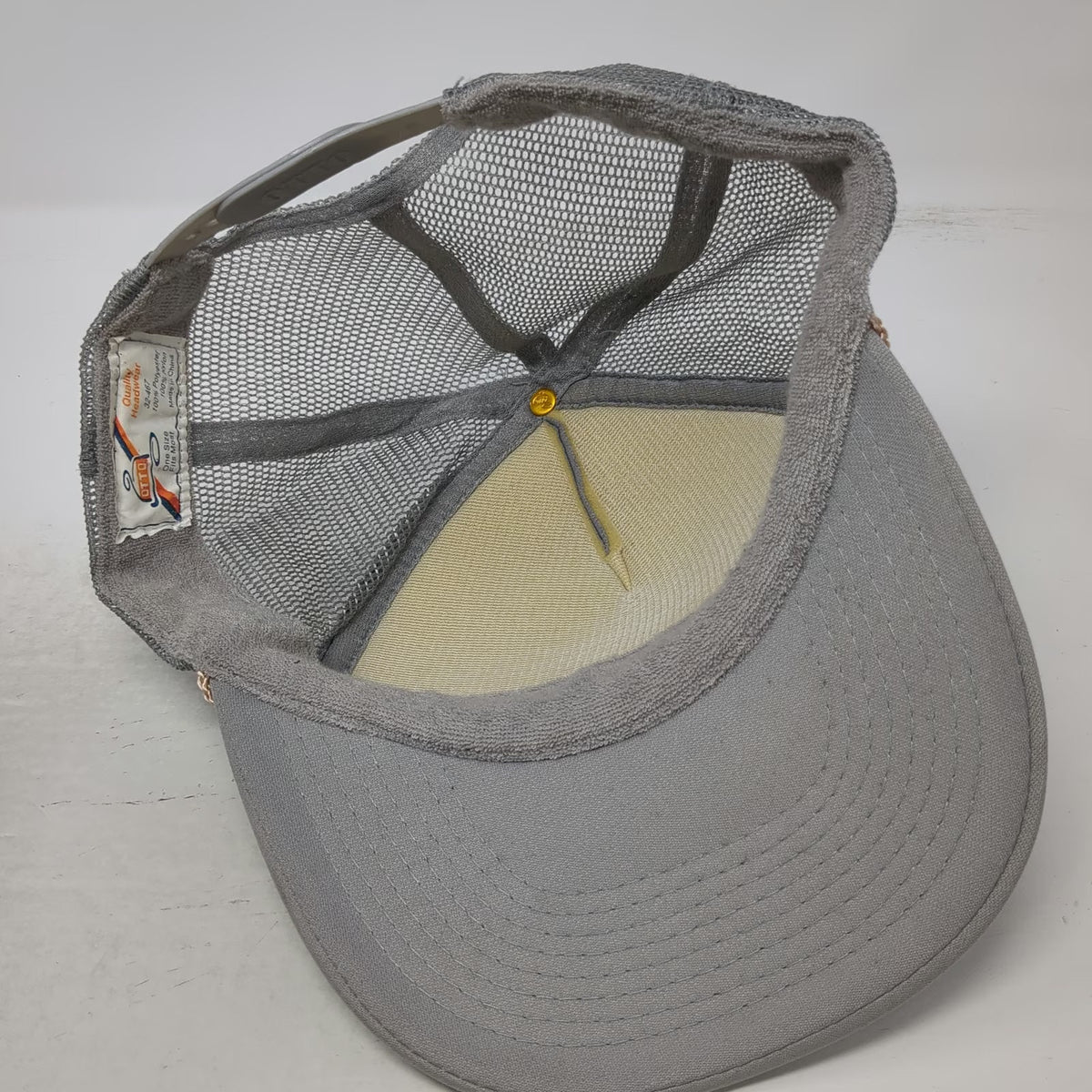 Otto Trucker Hat Gray One Size Kaimana Divers Mesh Snapback Rope Scuba Diving