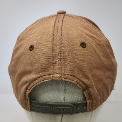 Electric Snapback Brown One Size Hat Quality Garments Est 2000 Logo Patch