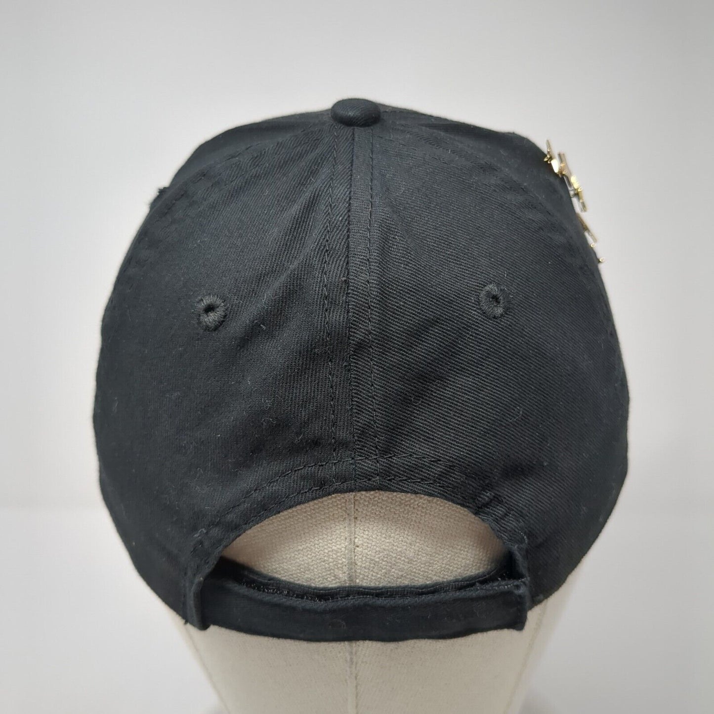 Pizza Hut Baseball Cap Black One Size Adjustable Employee Crew Studded Stars
