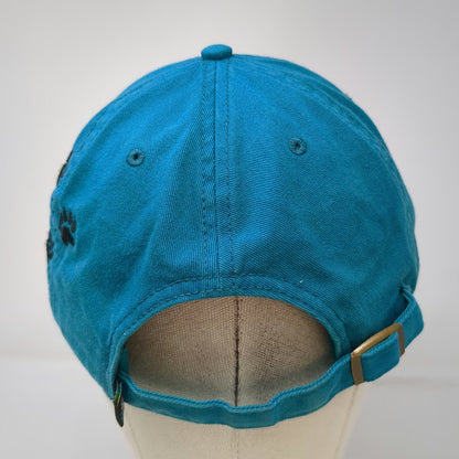 Explore by Lids Blue Baseball Cap One Size Polar Bear Ski Goggles Paw Prints Hat