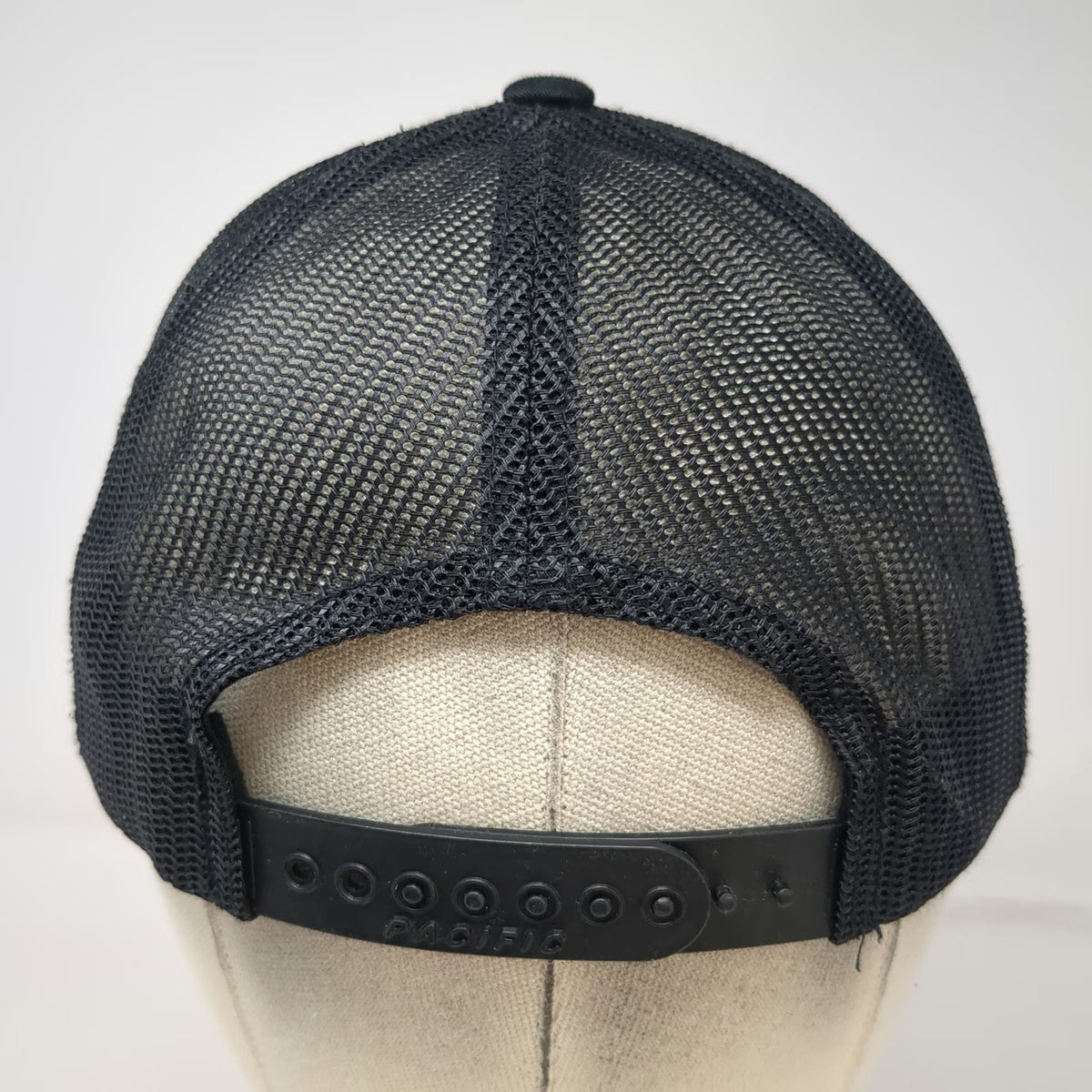 Pacific Headwear Trucker Hat Black One Size Mesh Back Chief Anderson Supply Co