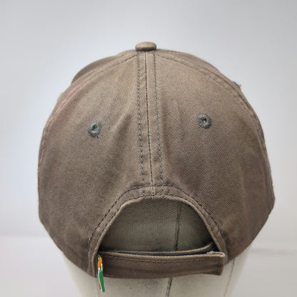 Beyond Nationalism I Love SU Baseball Cap Brown One Size Strapback Distressed