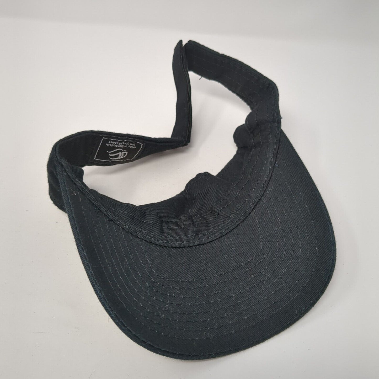 Outdoor Cap Strapback Gol Sun Visor Hat Black One Size Adjustable Solid Blank