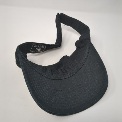 Outdoor Cap Strapback Gol Sun Visor Hat Black One Size Adjustable Solid Blank