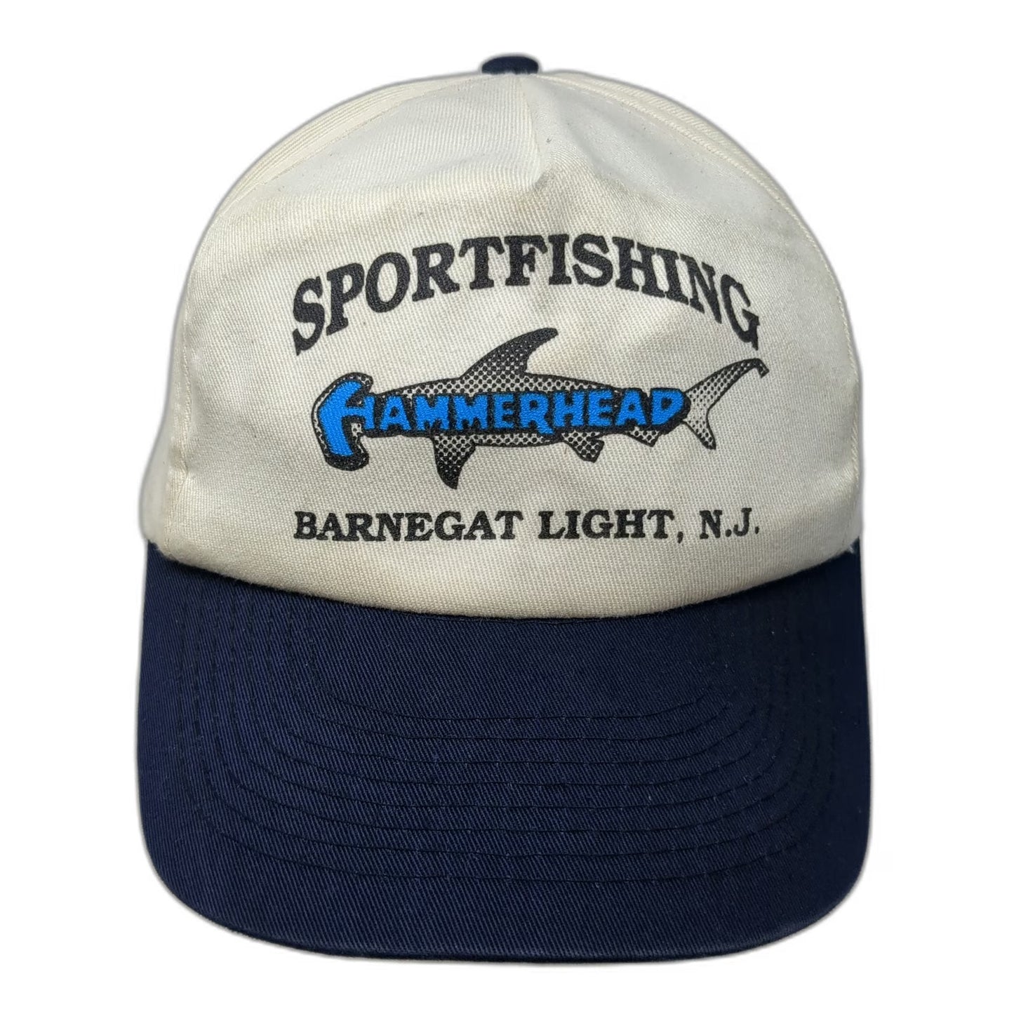 Toppers Inc Trucker White Blue One Size Sportfishing Hammerhead Shark Hat