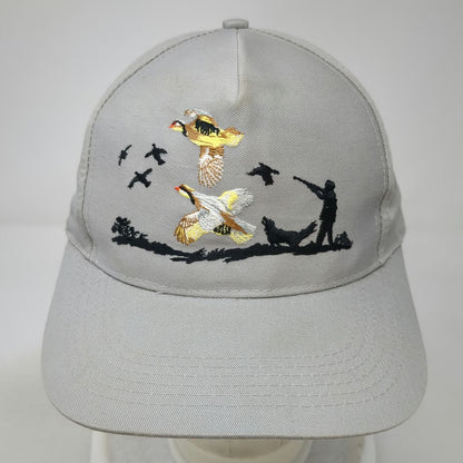 Mountaintop Marketing 5 Panel Gray Hat One Size Pheasant Bird Hunting Snapback