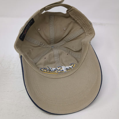Cap America Sea Striker Bill Fisher Beige One Size Baseball Cap Hat Strapback
