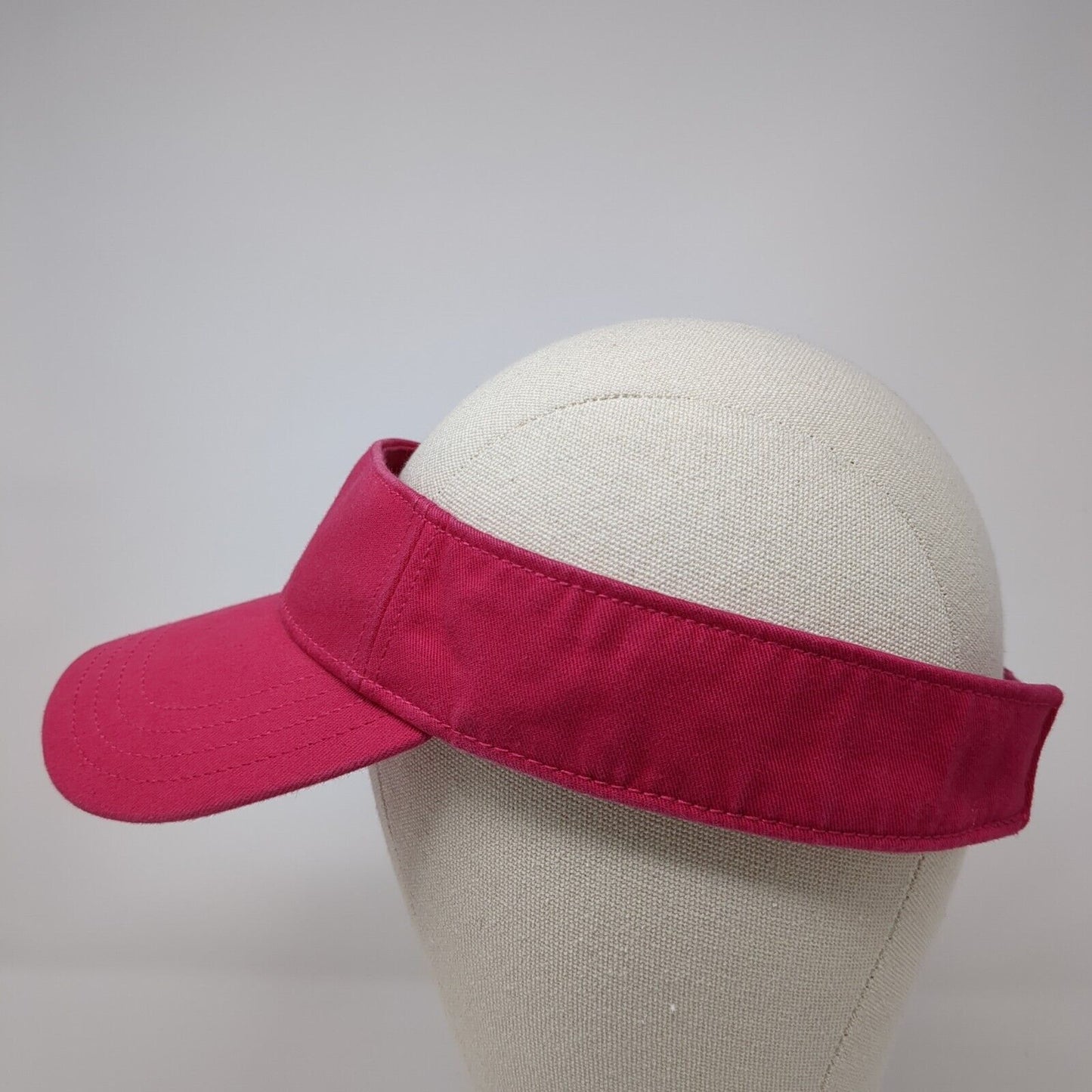 Tropical Trends Dpc Strapback Sun Visor Hat Pink One Size Adjustable