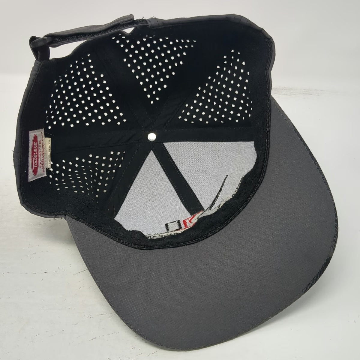 Towsleys Baseball Cap Gray One Size Rahal Letterman Lanigan Racing 30th Hat