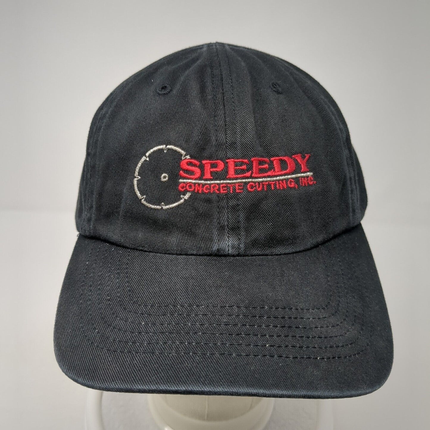 Speedy Concrete Cutting Inc Strapback Baseball Cap Black One Size Richardson