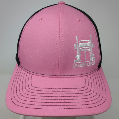 Richardson 112 Trucker Hat Pink Black Kenworth Sales Truck One Size Snapback