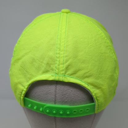 The Woodlands Snapback Hat Green One Size Adjustable Lightweight Nylon