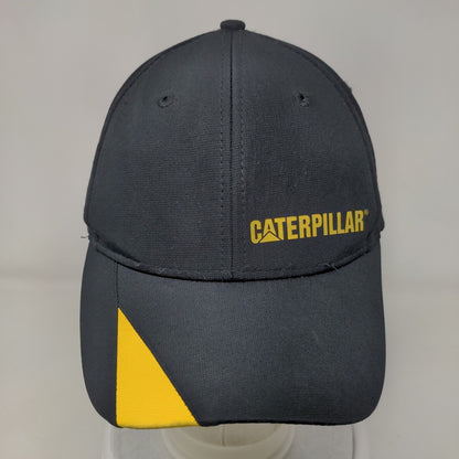 Caterpillar Slideback Hat Black One Size Adjustable Vented Holes Polyester