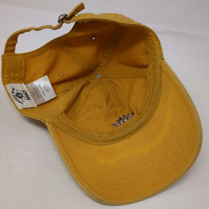 Mad Engine Smokey Bear Baseball Cap Yellow One Size Slideback Cotton Hat Mascot