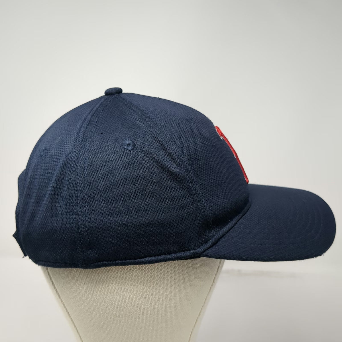 Boston Red Sox MLB OC Sports Baseball Cap Hat Blue One Size Mesh Logo Strapback