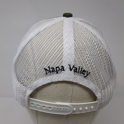 Farmstead Long Meadow Ranch Napa Valley Strapback Hat Green OSFA Mesh Brewery