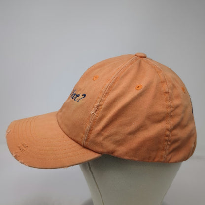 District Threads Baseball Cap Orange One Size Zihuatanejo Mexico Z-What? Hat