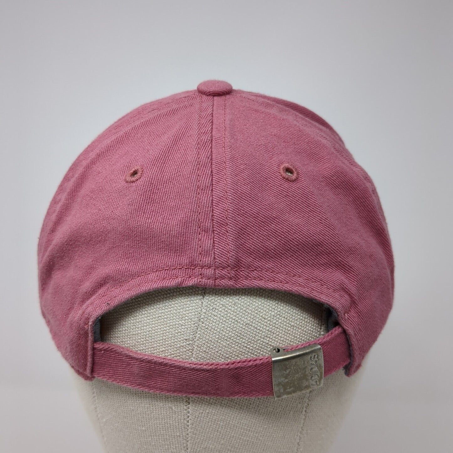 Adidas Climalite Slideback Hat Pink One Size Adjustable Embroidered 6 Panel