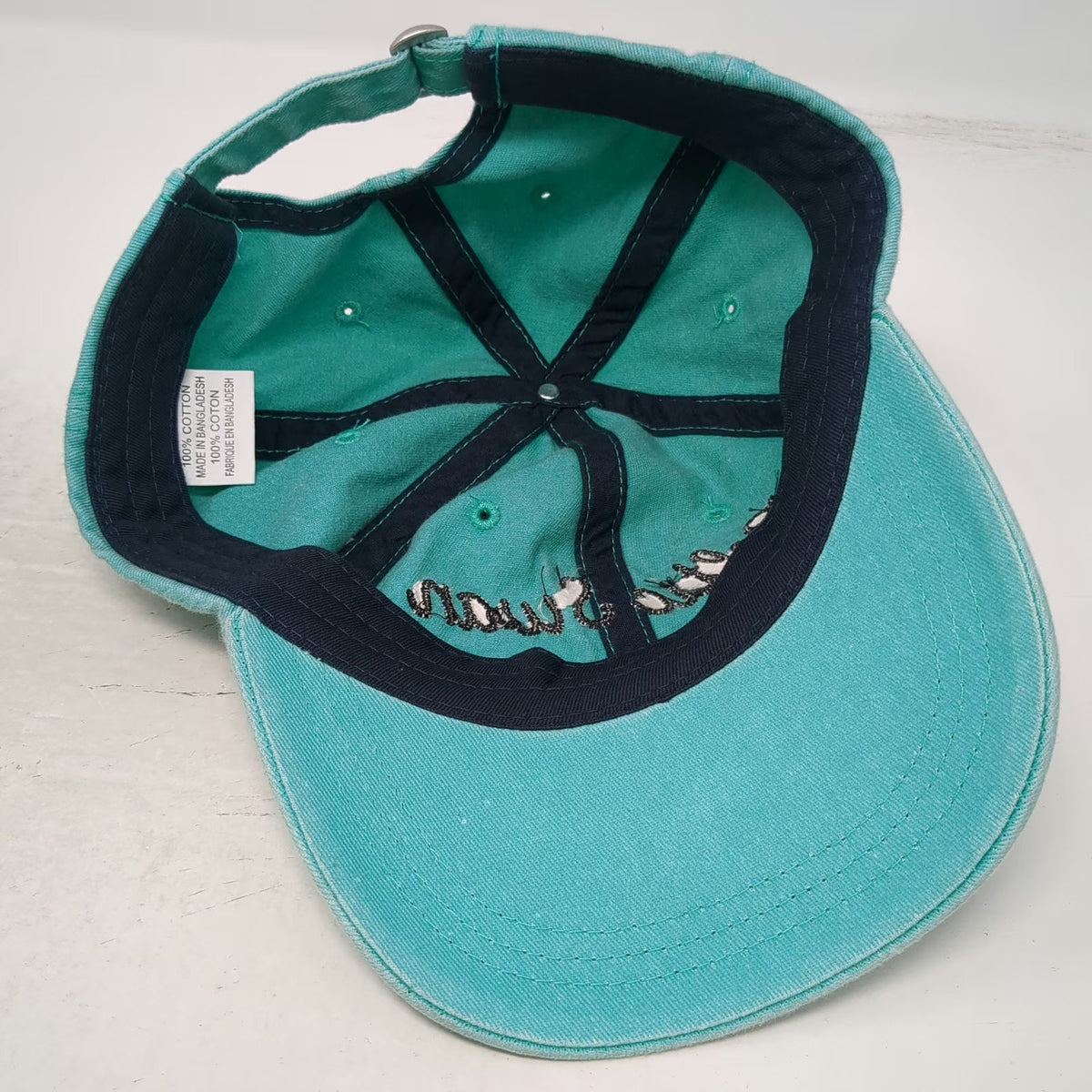 Baseball Cap Blue One Size Celtic Swan Therapy Embroidered Slideback Cotton Hat