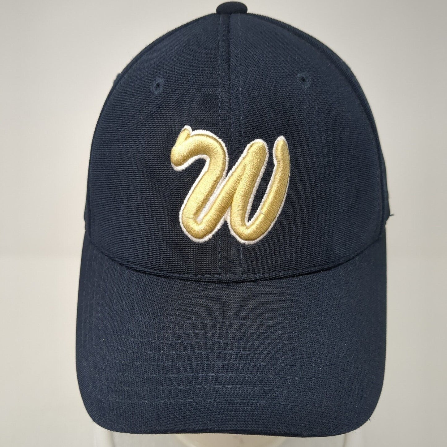 W Fitted Baseball Cap Blue Size 8 Flexfit Performance Pacific Headwear