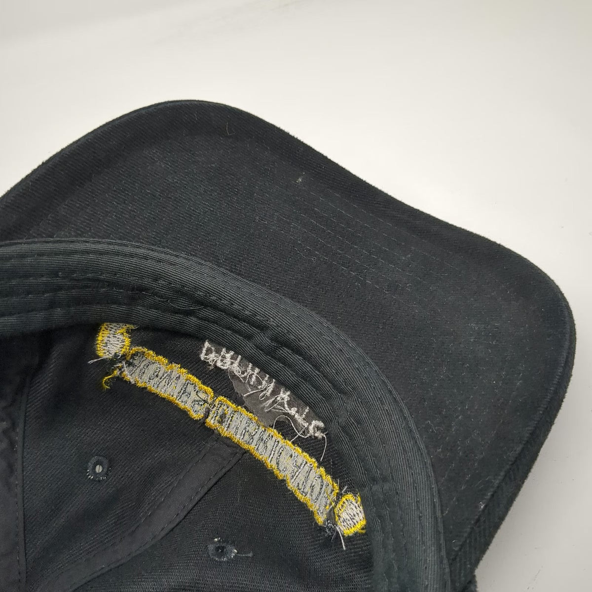 Falcon Baseball Cap Black One Size Slideback Howes Lubricator Products Hat