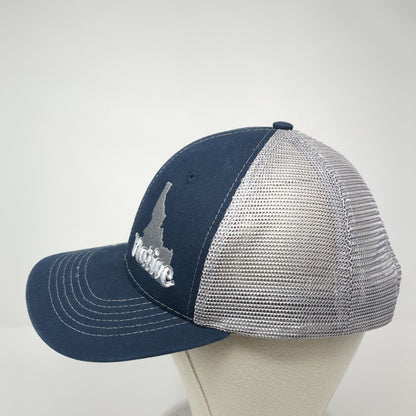 Native Idaho Snapback Trucker Hat Blue OS Adjustable Mesh Arcadian Outfitters