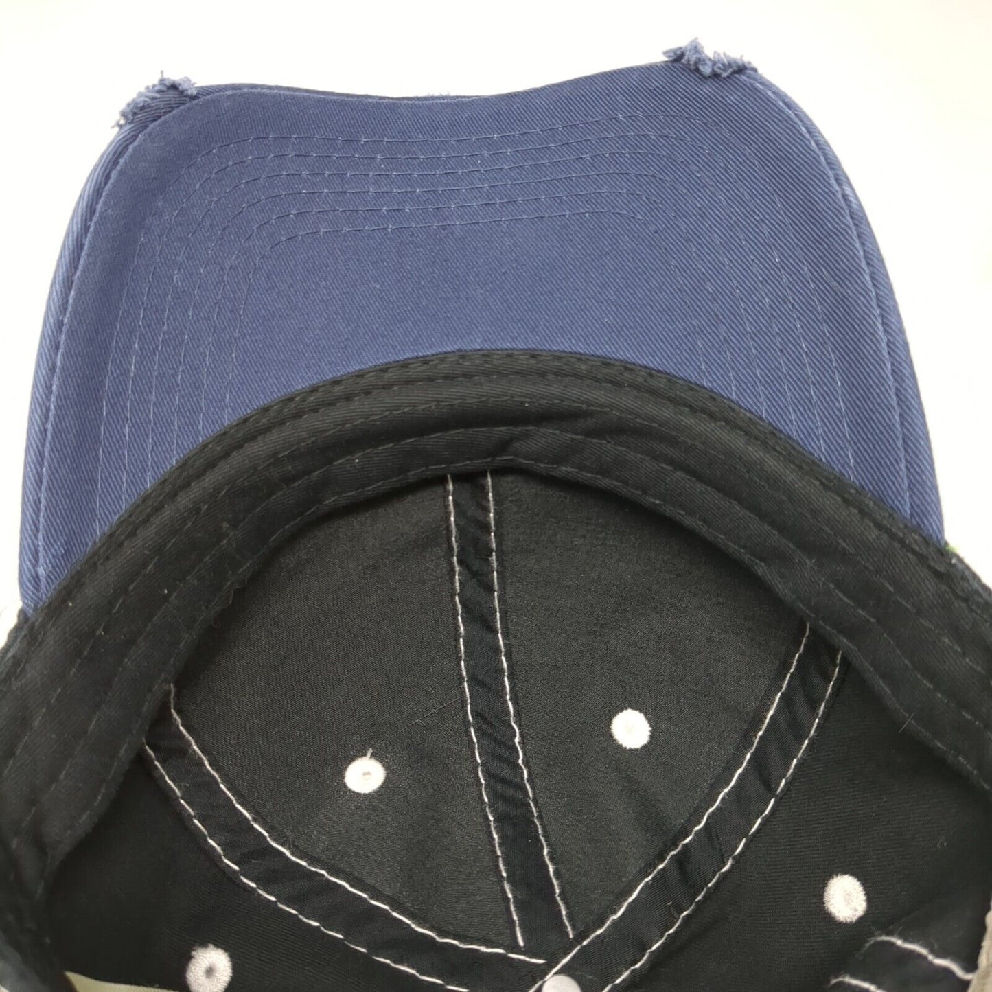 Adams Slideback Hat Multicolor One Size Adjustable 6 Panel Distressed Blank