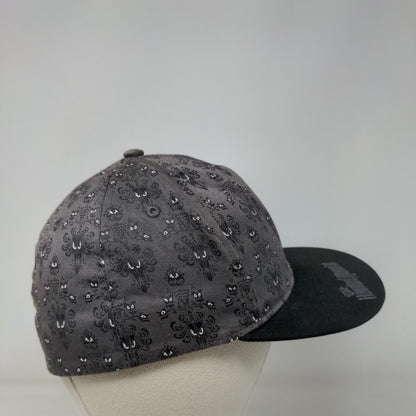The Haunted Mansion Youth Fitted Hat Gray 54cm Embroidered Disney Parks Cotton