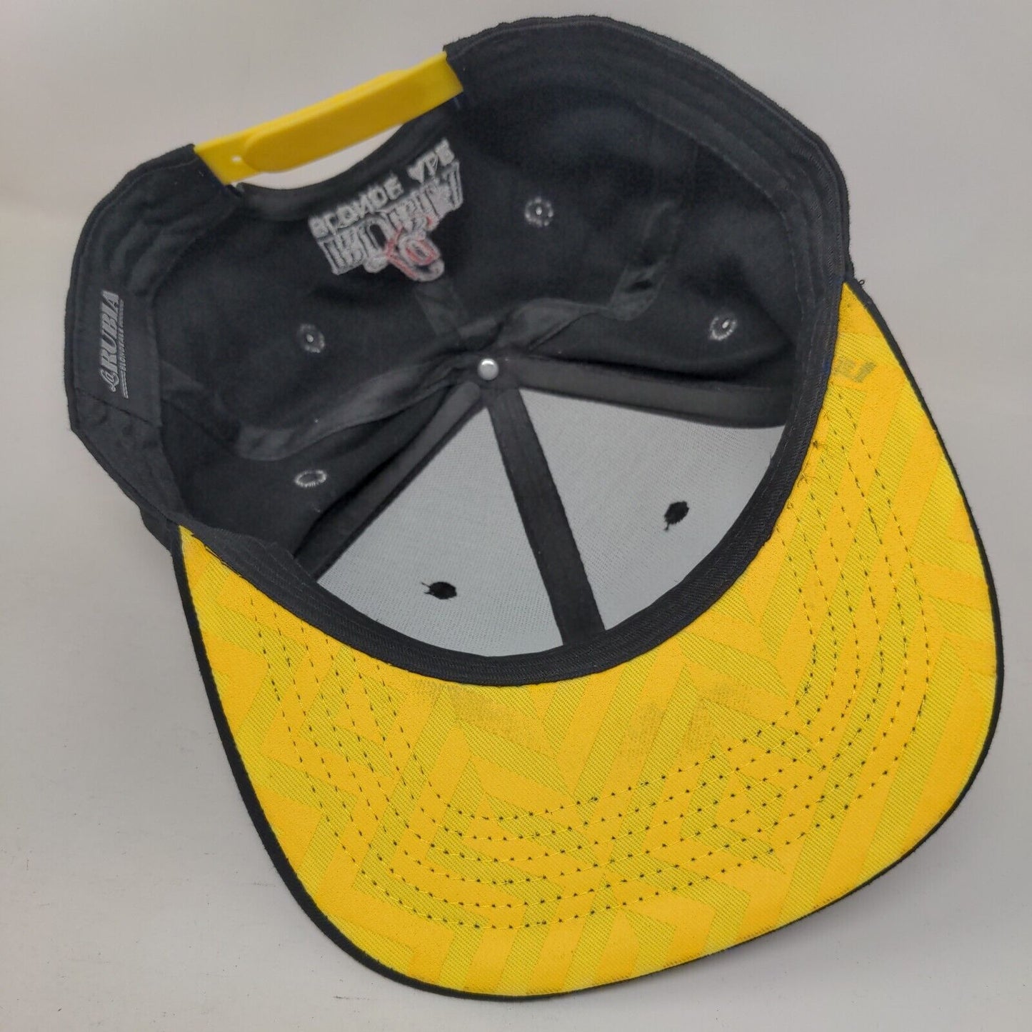 La Rubia Blonde Ale Snapback Hat Black One Size Adjustable Embroidered Cotton