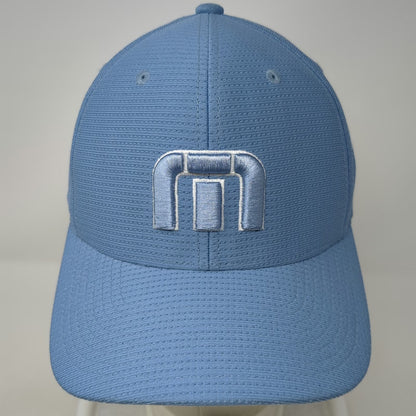 TravisMathew Snapback Blue Hat One Size MVE Mesh Structured Golf Flexfit Tech