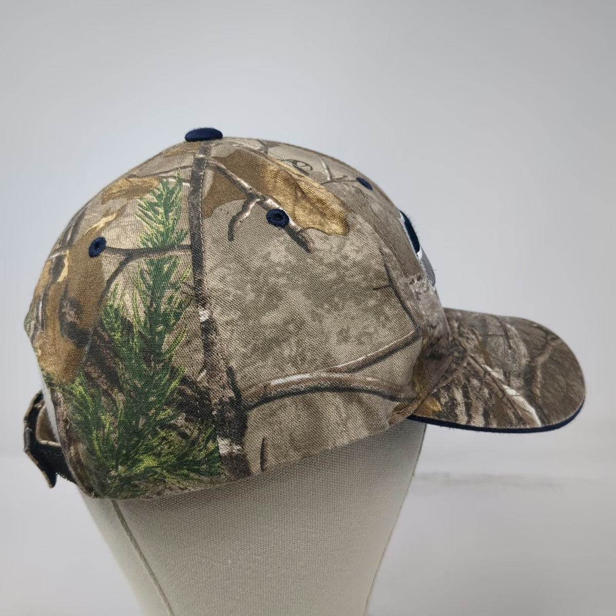 NFL Team Apparel Seattle Seahawks Cap Brown Camo One Size Strapback Curved Hat