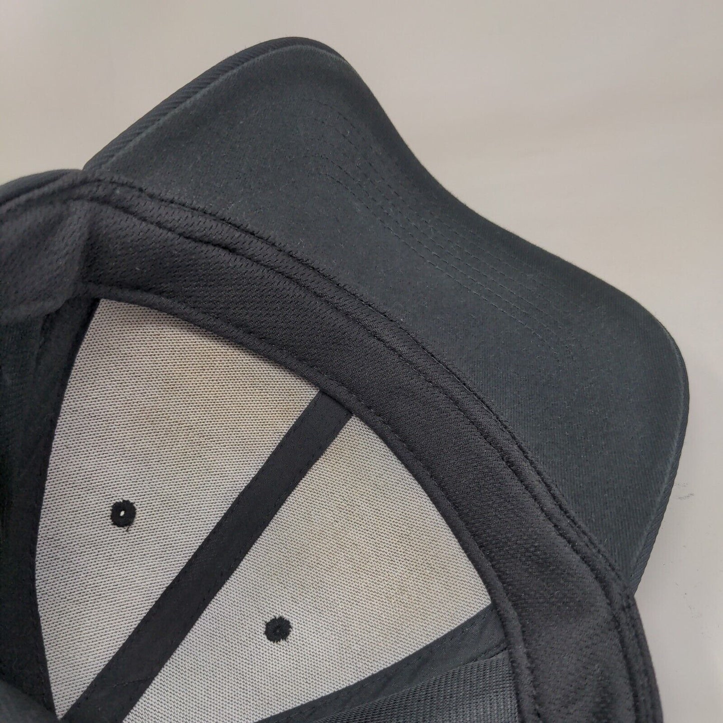 Adidas Strapback Hat Black One Size Adjustable Vented Holes 6 Panel