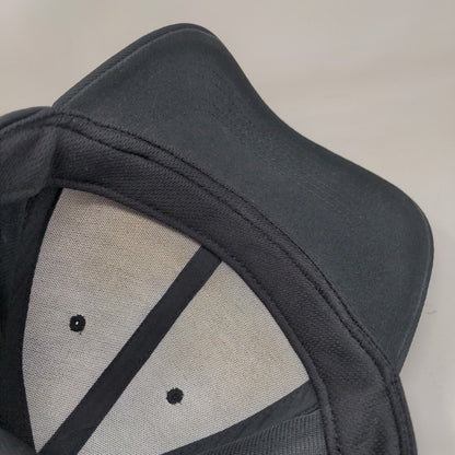 Adidas Strapback Hat Black One Size Adjustable Vented Holes 6 Panel