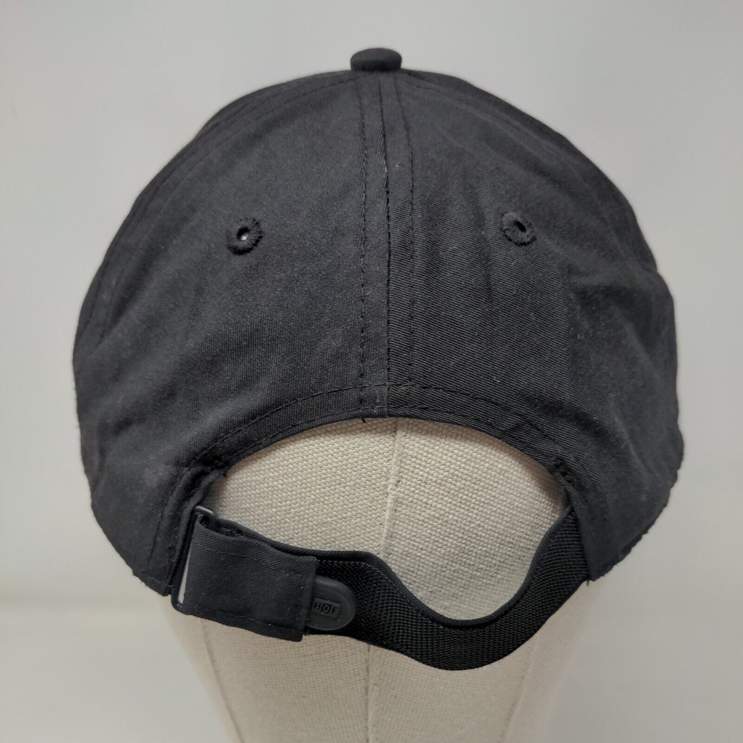 Paw Print Rhinestone Bling Strapback Hat Black One Size Hall Of Fame
