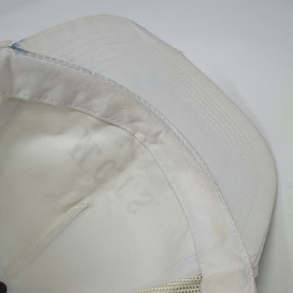 Young An Trucker Hat White One Size MCTS School Reunion 99 Mesh Snapback Rope