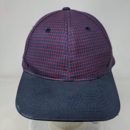 Toppers Strapback Hat Multicolor OSFA Adjustable Plaid Vent Holes